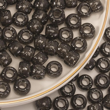 Pony Beads 1200Pcs 6x9mm Hair Beads,Pony Beads Bulk,Beads for Bracelets Making,
