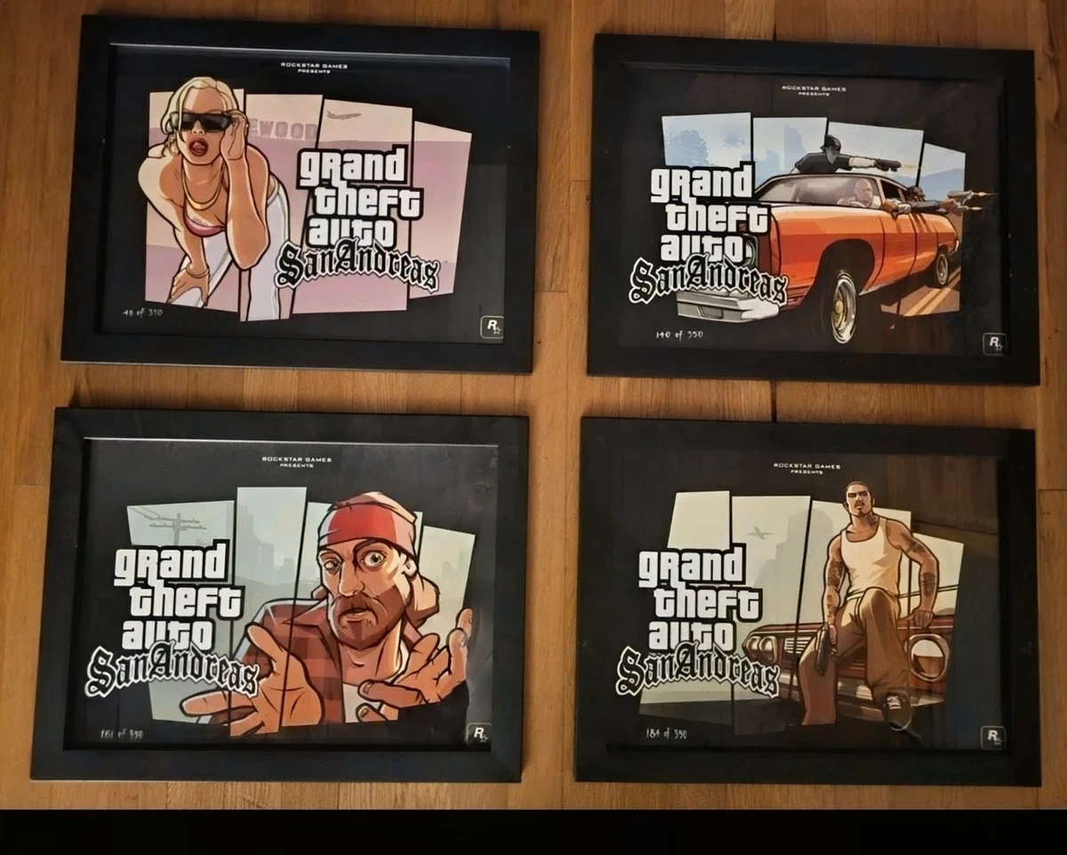 Grand Theft Auto Lithograph Video Game Merchandise for sale | eBay