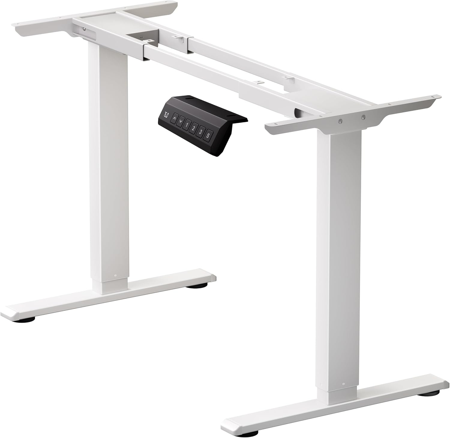 Dual Motor Electric Standing Desk Frame, Height Adjustable Table Legs for Max 44