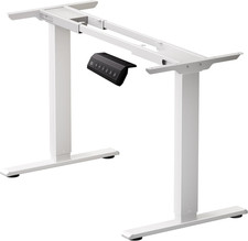 Dual Motor Electric Standing Desk Frame, Height Adjustable Table Legs for Max 44