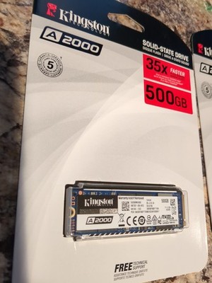 Kingston A2000 500GB M.2 NVMe Internal SSD (SA2000M8/500G)