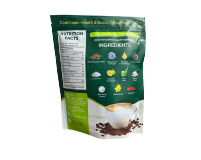 FITGUM 20X Collagen Chia Coffee - 10 Sachets / 11 in 1 Ingredient