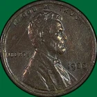 1925 Lincoln Wheat Cent Almost Uncirculated AU Coin, Corrosion #41873