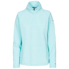 Trespass Womens 1/2 Neck Zip Brushed Back Fleece Top - Meadows