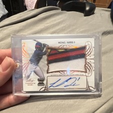 Leaf Trinity 2021 Michael Harris II Patch Autograph Baseball PA-MH1
