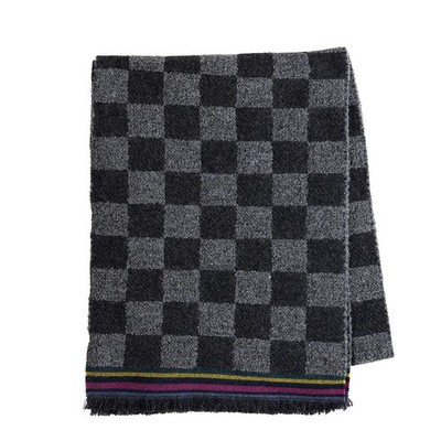 Paul Smith PS Scarf Checkerboard Black