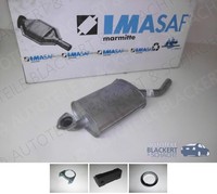 Imasaf Auspuff Mitteltopf+Anbauteile FüR Alfa Spider+Gt (105/115) 1300/1600/1750