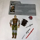 Vintage GI Joe Budo Action Figure Complete 1988 File Card Tight Joints AW
