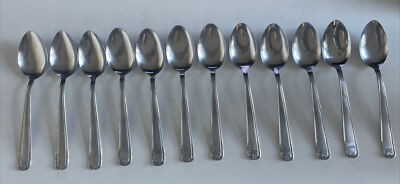 Set 12 Cucchiai Da Tavola Cuba In Acciaio Inox 18/10 - Lunghezza 216mm - Foto 8