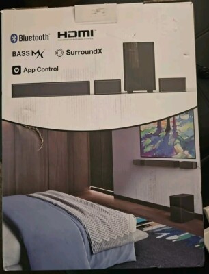 Open Box New! Ultimea Poseidon M3t 5.1 Virtual Surround Soundbar Bluetooth App