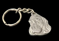 Tordor Pewter dog keychain, I love my Cocker Spaniel Vintage