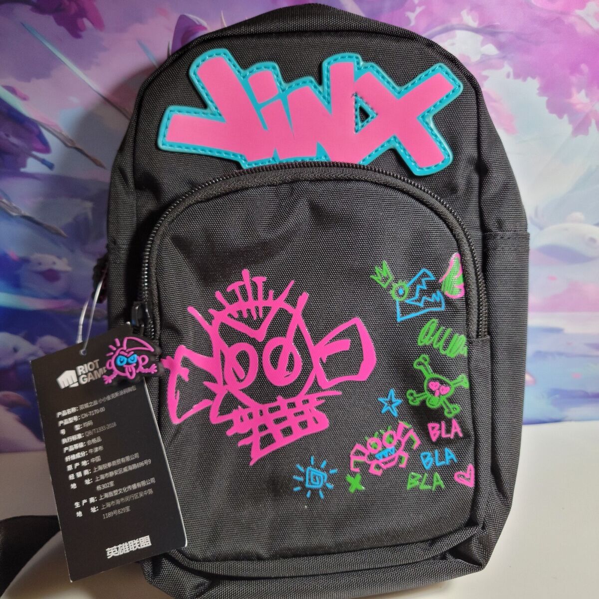 Retired Arcane Bag Jinx Bag Jinx Backpack League of Legends Retired Arcane Bag Jinx Bag Jinx Backpack League of Legends