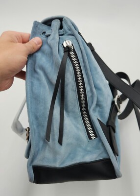 Rag & Bone - Field Backpack (blue suede backpack) $750 Rag & Bone Light Blue Suede Field Backpack | eBay main image 4