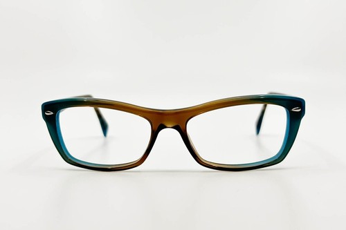 Ray-Ban RB5255 5490 Eyeglasses Brown Blue Womens Full Rim Frame 51-16-135 3520