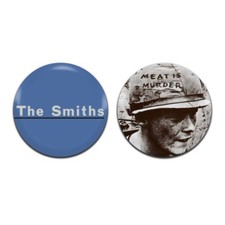 2x The Smiths Indie Rock Band 80's 25mm / 1 Inch D Pin Button Badges