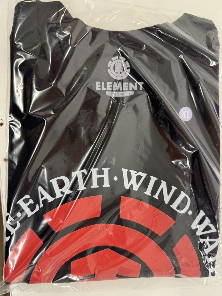 ELEMENT SKATE CO MENS EARTH WIND FIRE WATHER GRAPHIC T SHIRT BLACK - Image 2 of 3