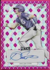 2022 Leaf Metal Perfect Game Baseball DYLAN CUPP #MA-DC1 Pink Autograph 15/15