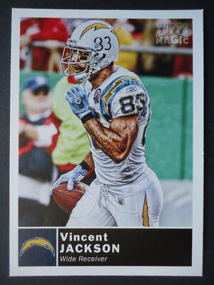 NFL 173 Vincent Jackson San Diego Chargers Topps Magic 2010
