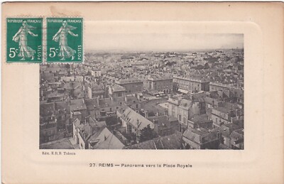 E0531 REIMS - PANORAMA AUF EINE ECKE DER STADT, ZUM PLACE ROYALE