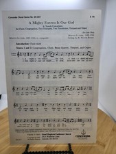 A Mighty Fortress Is Our God - Religious Sheet Music - Choir, Congregation,...