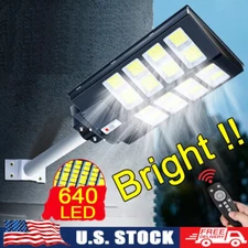 3000W Solar Power Commercial Solar Street Light Outdoor Dusk To Dawn Road Lamp