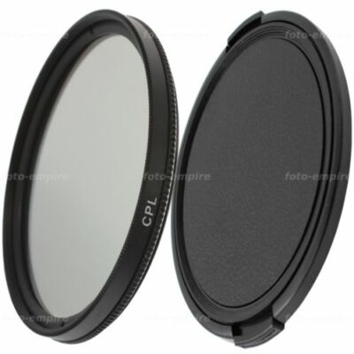 CPL Filter Polfilter & Objektivdeckel Snap für 37mm 40,5mm 43mm 46mm 52mm 55mm