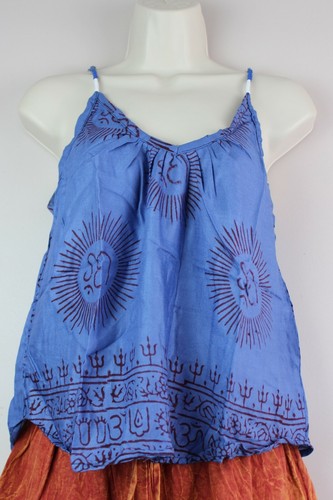 Hippie Hare Rama Om Yoga T Shirt Kurta Top Retro Prayer Festival Handmade HRT1 - Picture 20 of 35