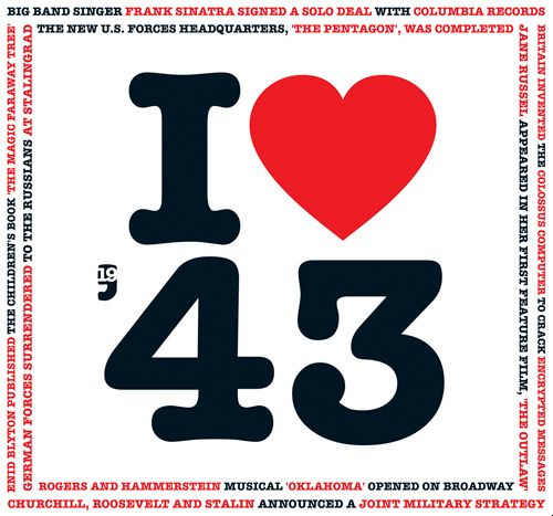 Born 1943 Happy 83rd Birthday Greetings Card & Classic Songs CD Download