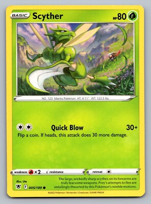 Pokémon TCG Astral Radiance Scyther #5
