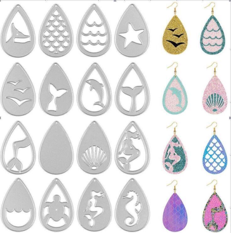 Earring Metal Cutting Dies Scrapbooking Stencil Card DIY Embossing Paper Craft