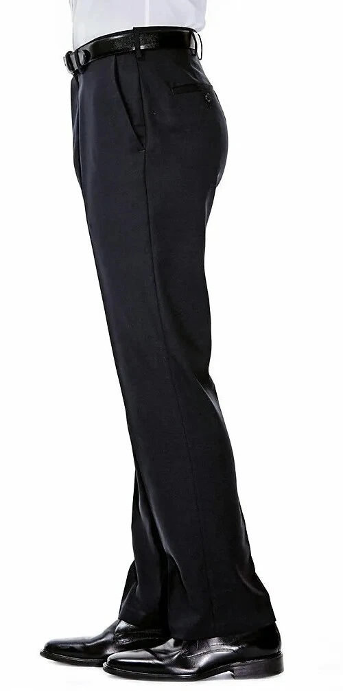 MENS SLIM FIT FLEECE LINED DRESS PANTS-SIZE 36-INSEAM 32