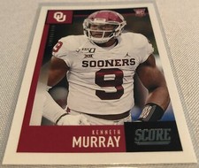 2020 Panini Score Football Kenneth Murray Oklahoma Sooners Rookie #348