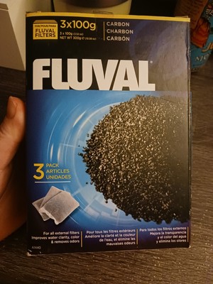 Fluval Carbon Filters All External Filters 3pck New 3X100g Water Clarity,odors