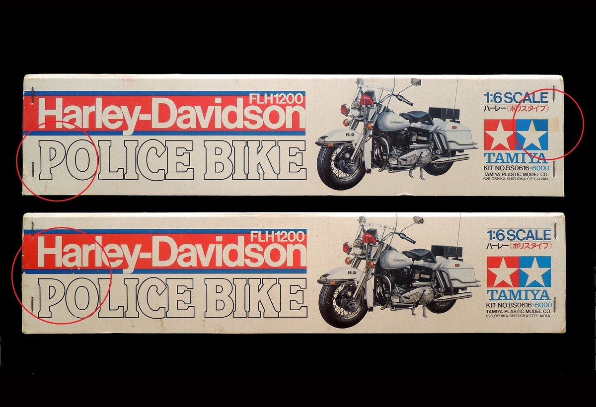 Tamiya 1/6 Harley Davidson FLH1200 Police Bike BS0616