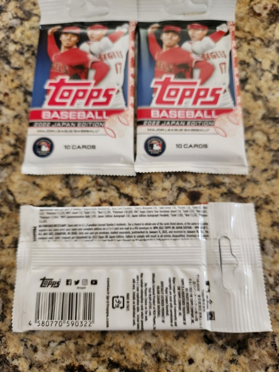 2022 Topps MLB Baseball Japan Edition Factory Sealed Sealed 2022 Topps MLB Baseball Japan Edition Factory Sealed Sealed