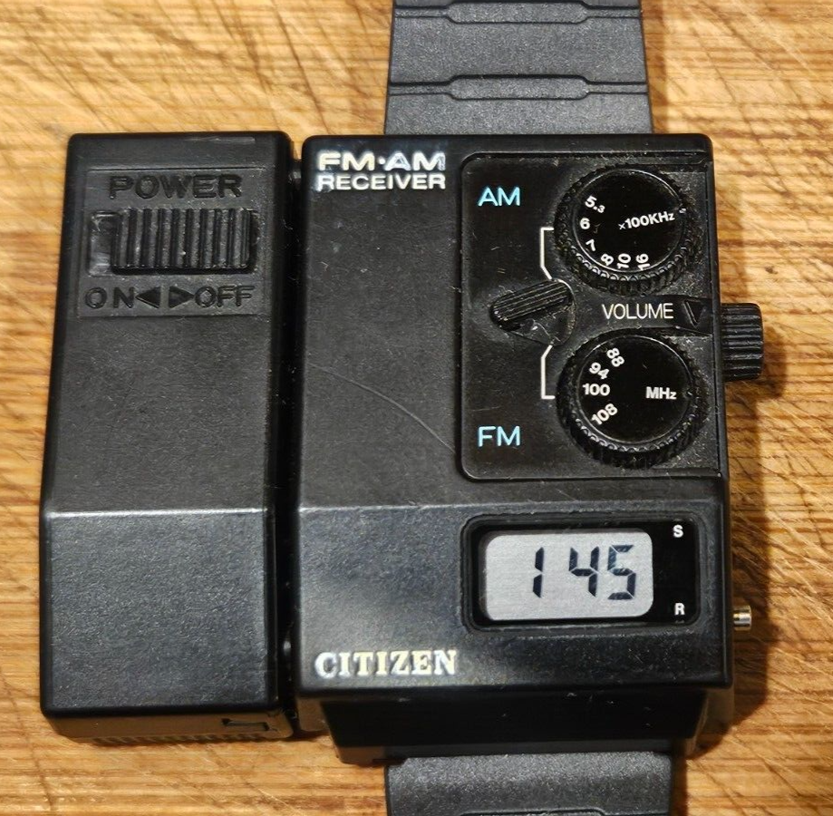 時計 CITIZEN ECO Drive Radio controlled Citizen D031 Radio Soundwitch Watch complete tested working Rare