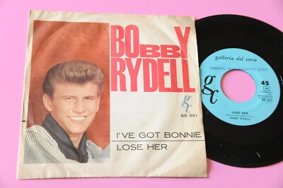 ''BOBBY RYDELL 7'''' I'VE GOT BONNIE ORIG ITALY 1962 EX!!!!!!!!!!!''