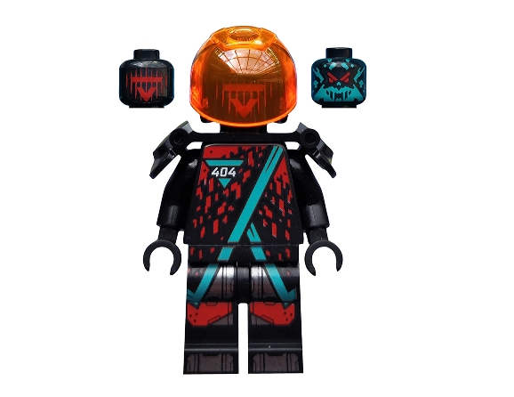 Lego Red Visor 71712 71710 71708 404 Torso Prime Empire Ninjago
