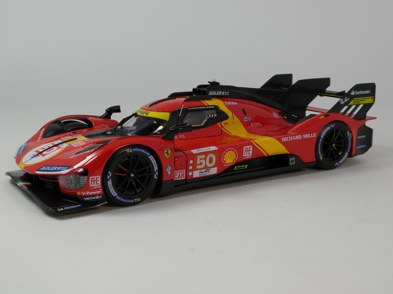 Carte Postale 24H Du Mans 2024 - Ferrari 499P AF Corse N°83 - Autographes Originaux