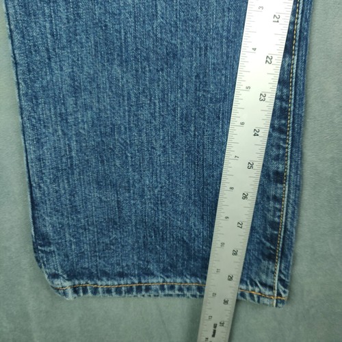 Jeans Lucky Brand 181 relaxed dritto uomo 30x30 lavaggio medio baffi sbiaditi - Foto 8 di 14