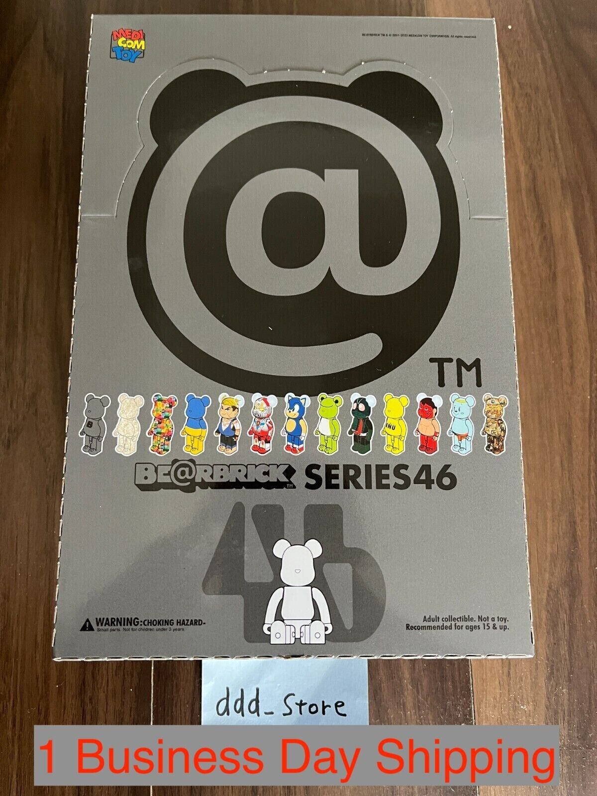 Medicom Toy series 46 bearbrick Be@rbrick Case of 24pcs NEW 1 BOX