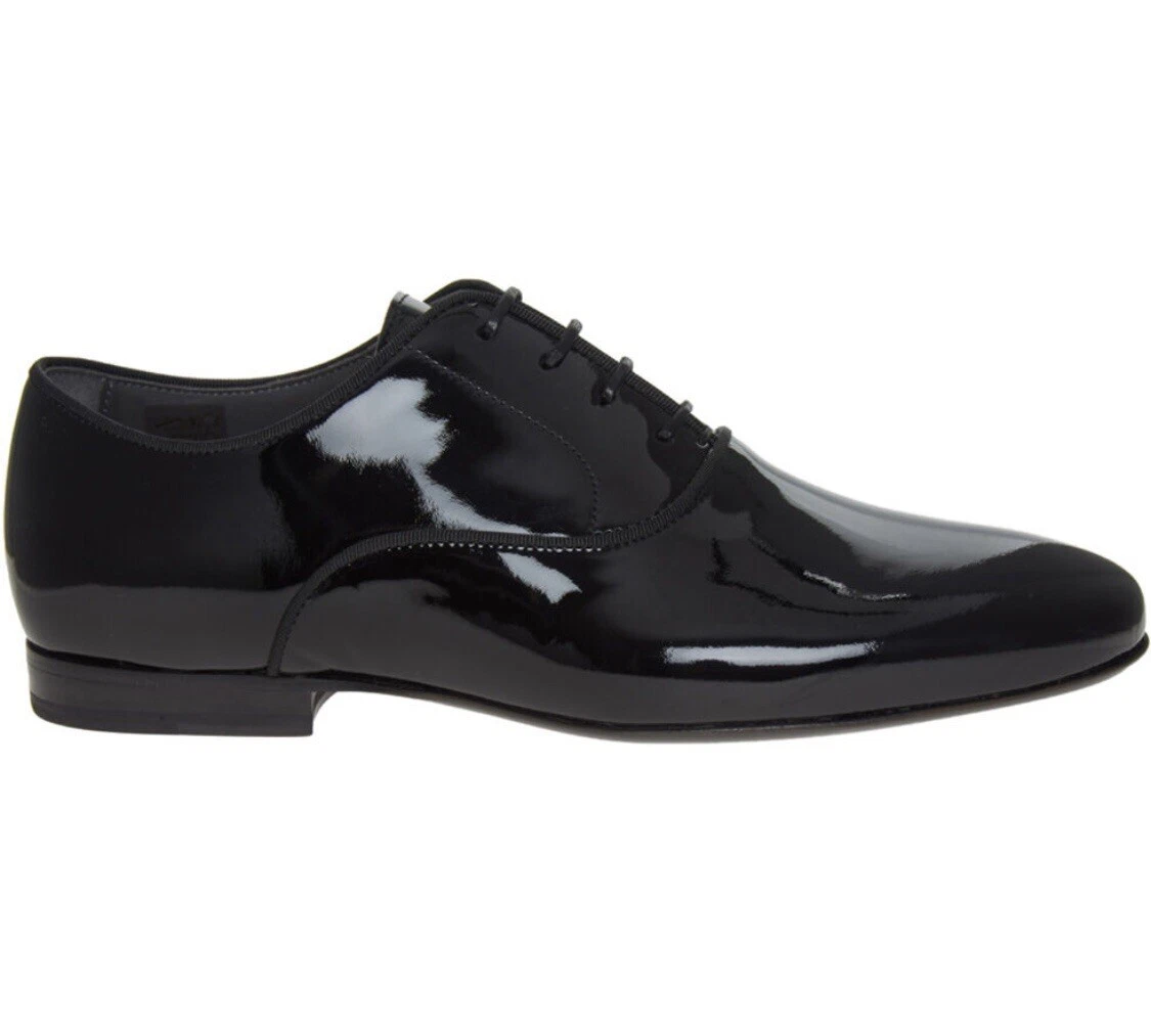 Lanvin — $610 LANVIN Black Patent Leather Oxford Shoes Boxed