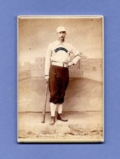 SAM THOMPSON BASEBALL CARD *2X3 MAGNET* PHILLIES HOME RUN LEADER BATTING DETROIT