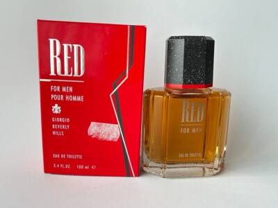 Giorgio Beverly Hills Red for men Pour Homme EDT 100 mL 3.4 oz Splash
