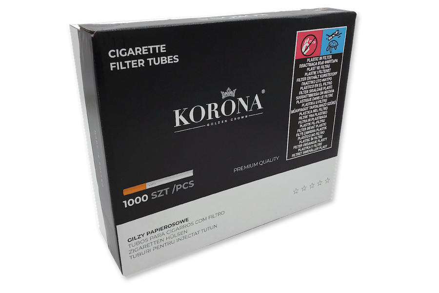 3000 GOLDEN CROWN KORONA Empty Filter Tubes