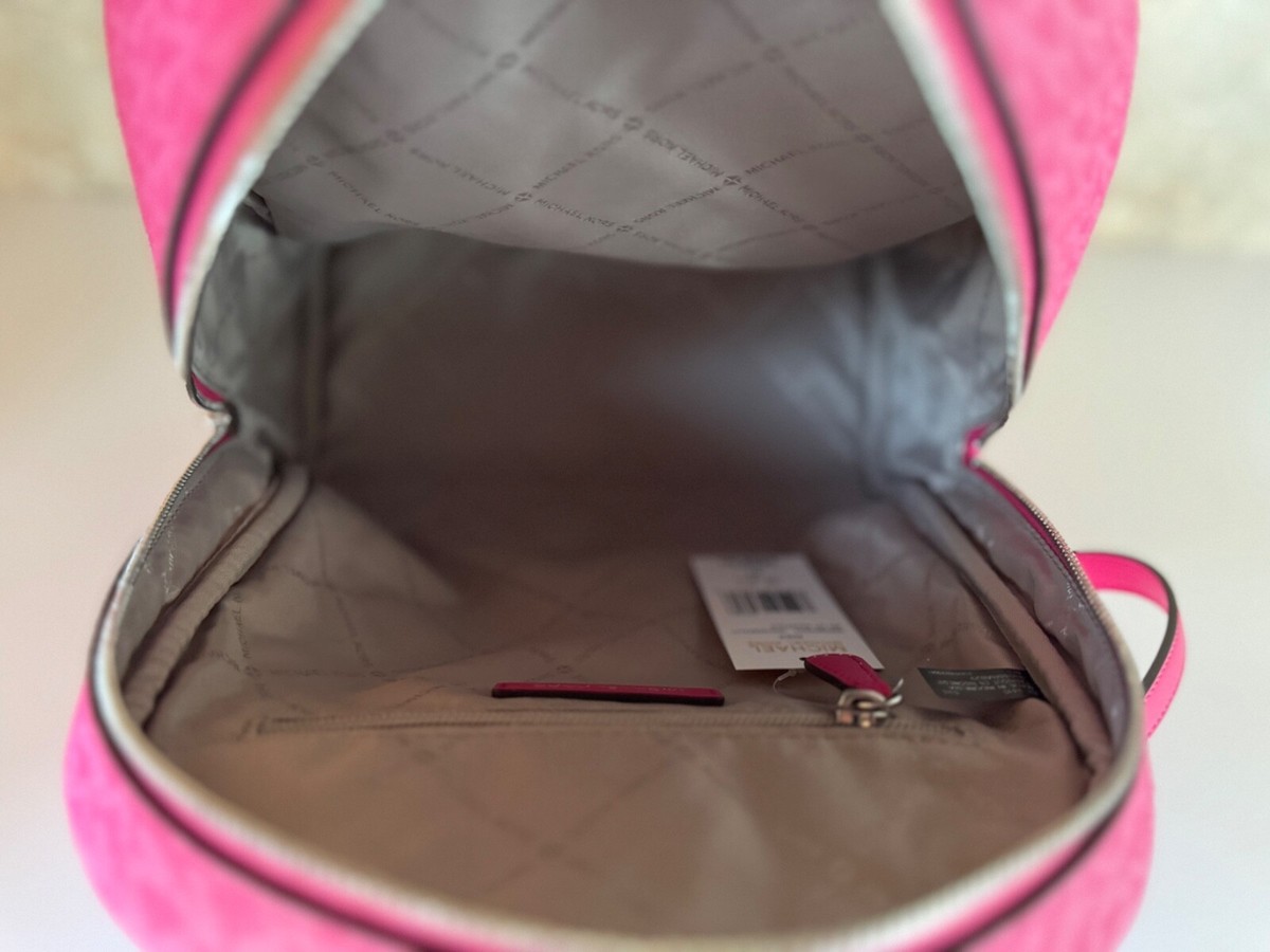 Michael Kors Medium Rhea Zip Backpack - Dragonfruit Michael Kors Women main image 4