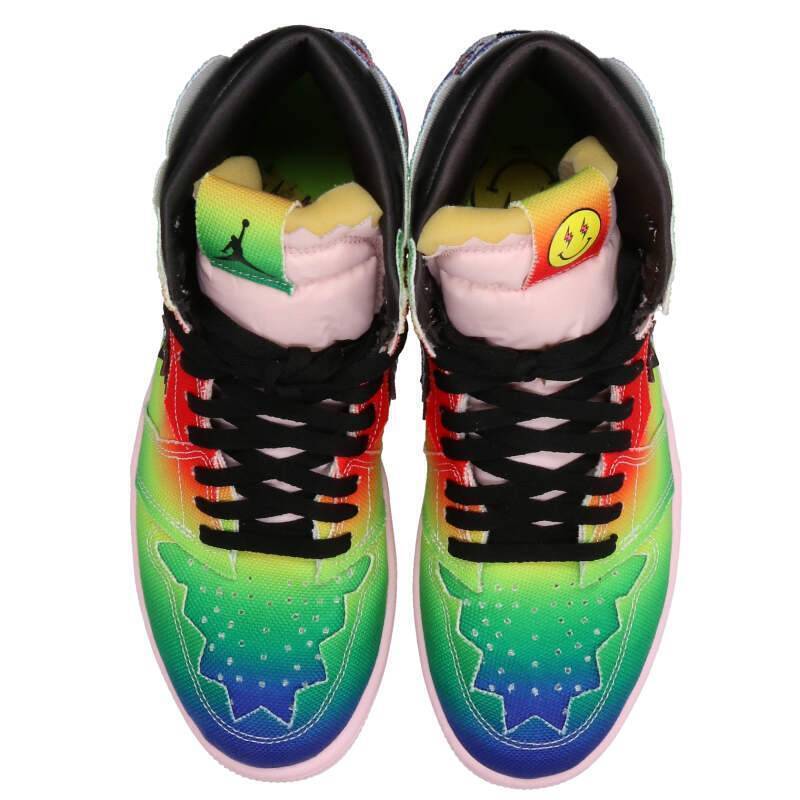 Men US 10.0 Nike J BALVIN AIR JORDAN 1 RETRO HIGH OG RAINBOW Men US 10.0 Nike J BALVIN AIR JORDAN 1 RETRO HIGH OG RAINBOW