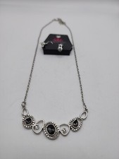 Beautiful Jewelry Set Necklace And Earrings 17"  2" Extension Pierced Earrings