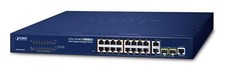 Planet FGSW-1816HPS switch di rete Gestito L2 Fast Ethernet 10/100 Nero Supporto