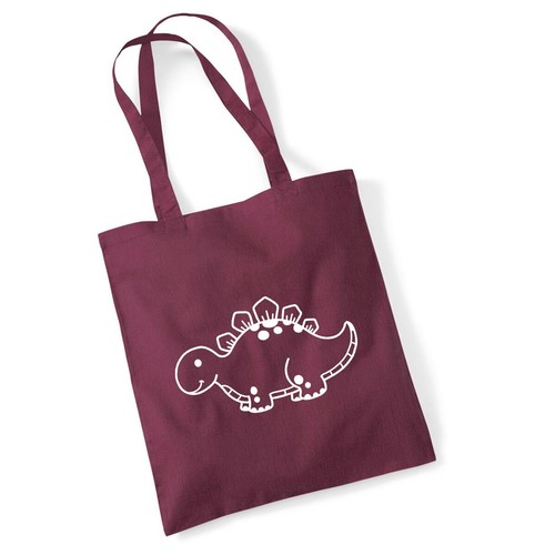 Sacchetto di iuta stegosauro dinosauro borsa cotone idea regalo souvenir regalo - Foto 33 di 36